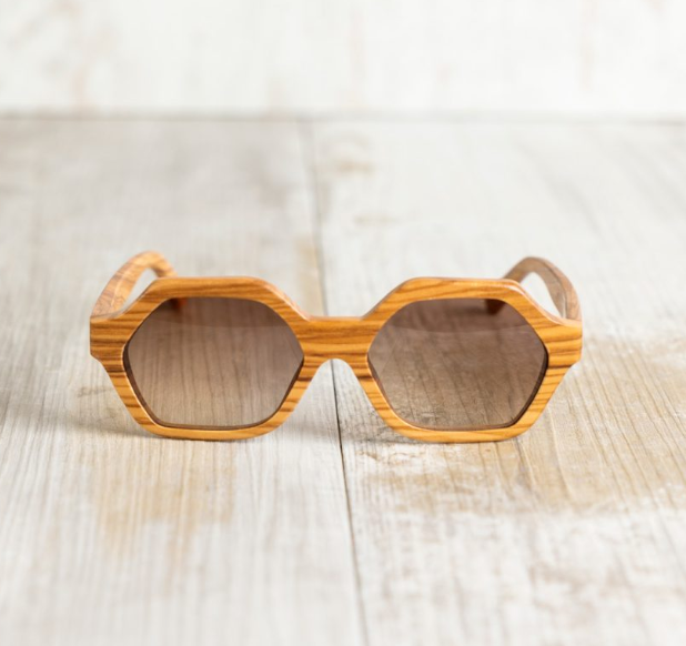 Olive wood sunglasses mod. 7B2