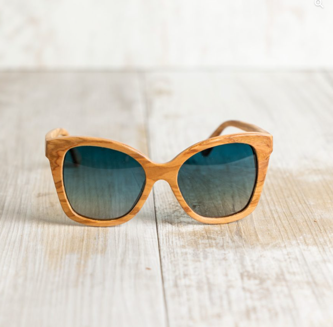 Olive wood sunglasses mod. 6B3